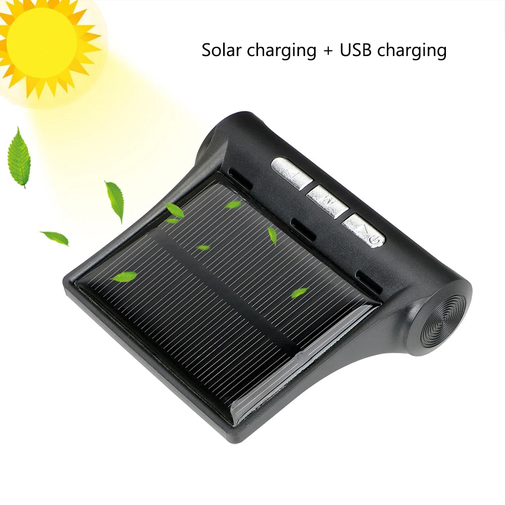 Solar Powered TPMS Tire Pressure Monitoring System with Smart Display