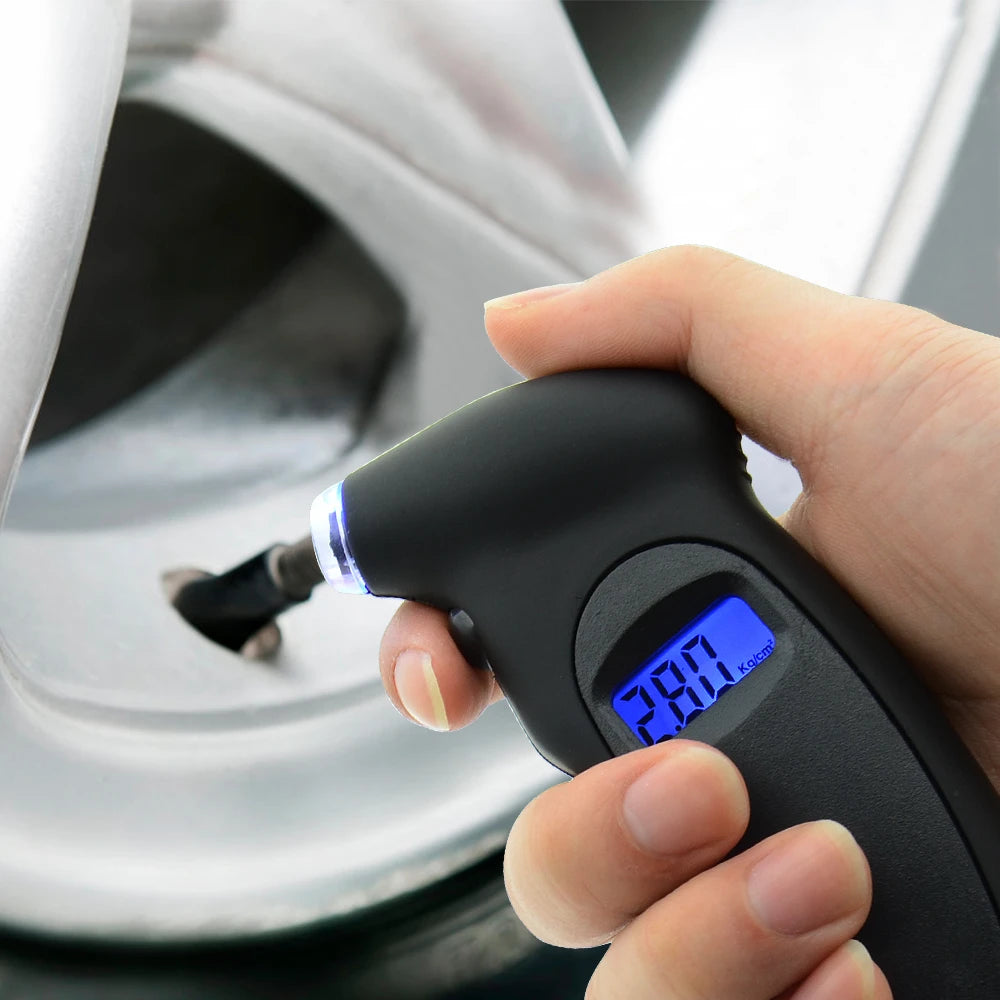 Digital Tire Pressure Gauge – High Accuracy with Backlit Display
