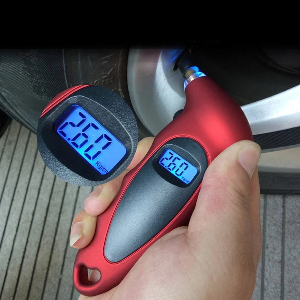 Digital Tire Pressure Gauge – High Accuracy with Backlit Display