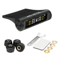 Solar Powered TPMS Tire Pressure Monitoring System with Smart Display