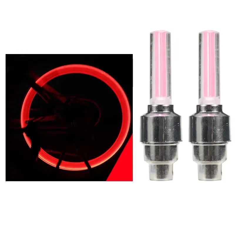 LED Tire Valve Caps – Motion Activated Wheel Lights (Set of2)