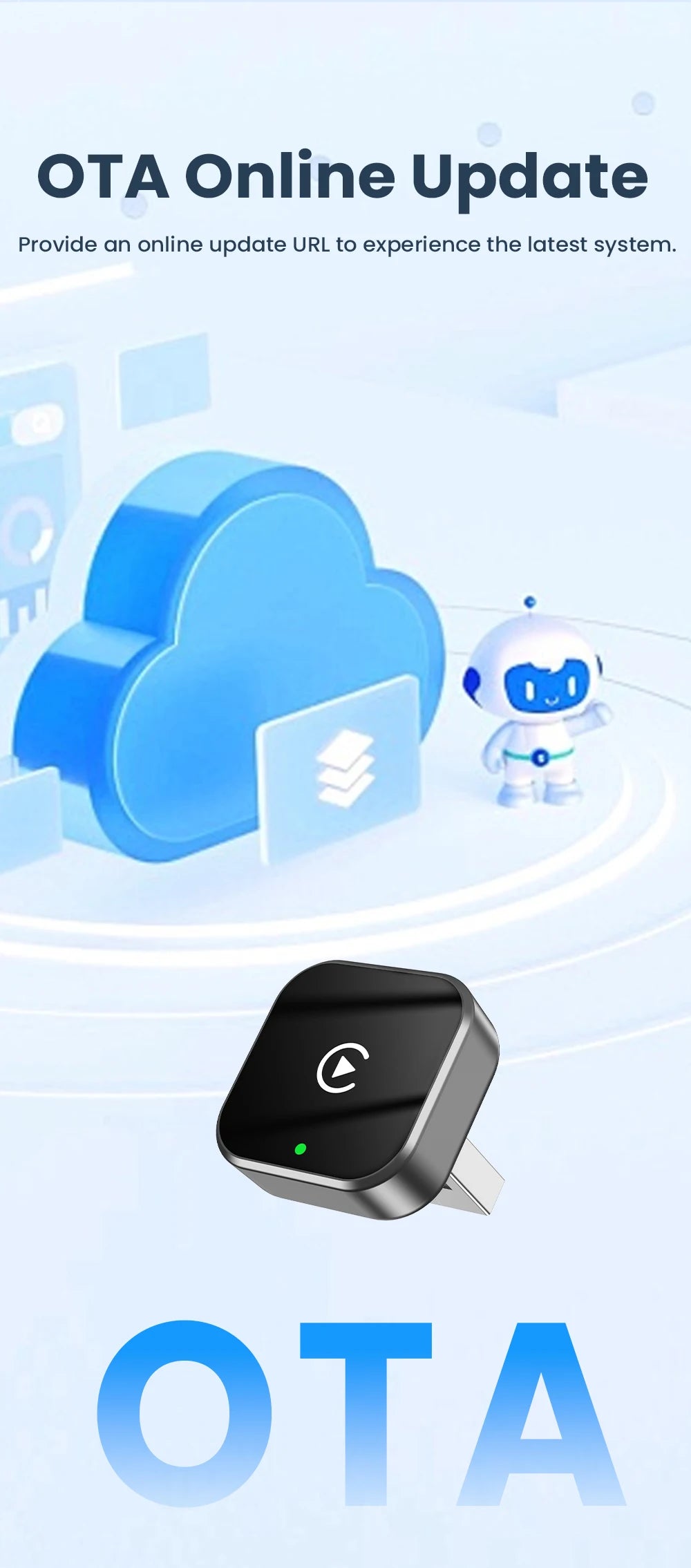 Wireless CarPlay & Android Auto Adapter – Convert Wired to Wireless Instantly
