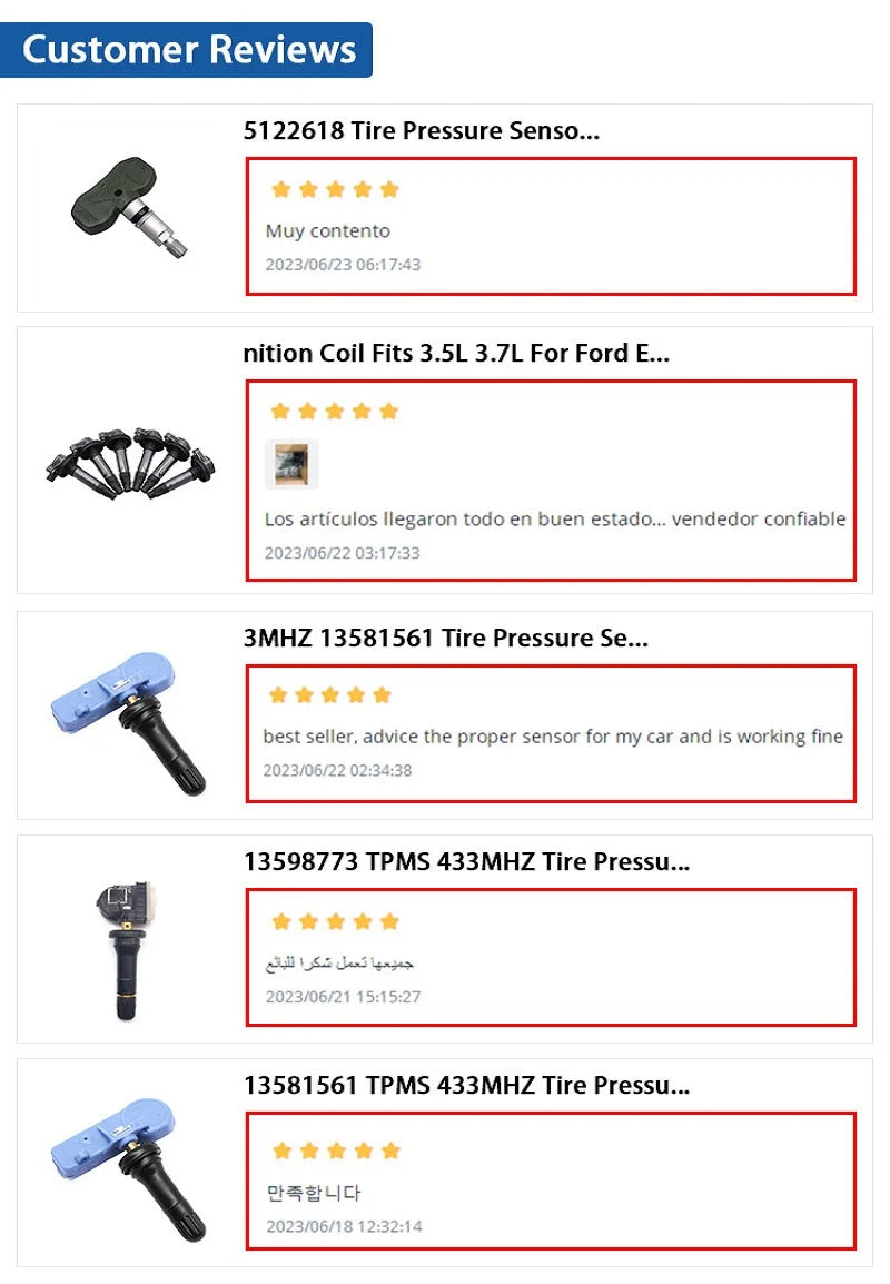 1/4PCS TPMS Tire Pressure Sensor