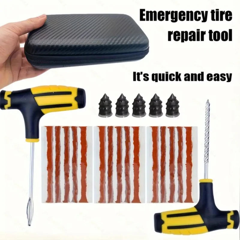 Professional Tire Repair Kit – Quick Emergency Puncture Fix Tool