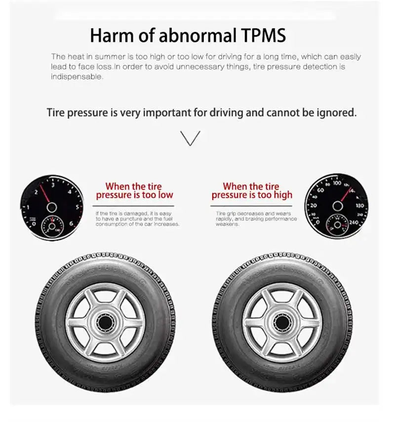 1/4PCS TPMS Tire Pressure Sensor
