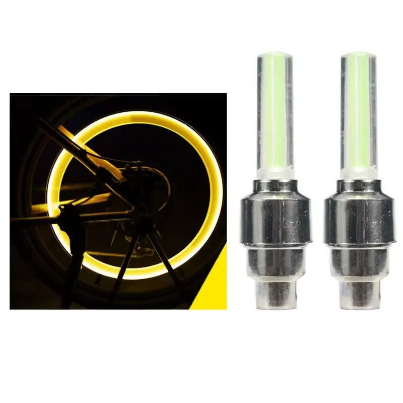 LED Tire Valve Caps – Motion Activated Wheel Lights (Set of2)