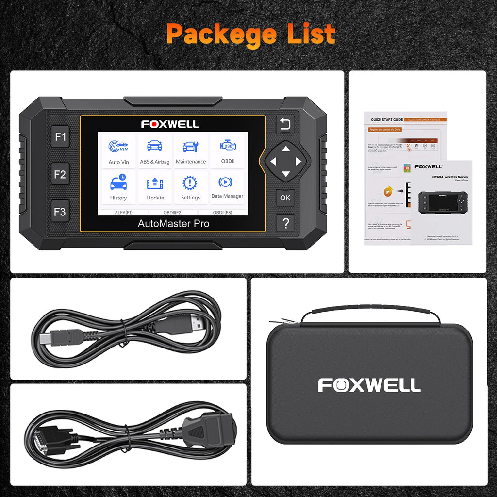 FOXWELL NT650 Pro Multi-System Diagnostic Tool.