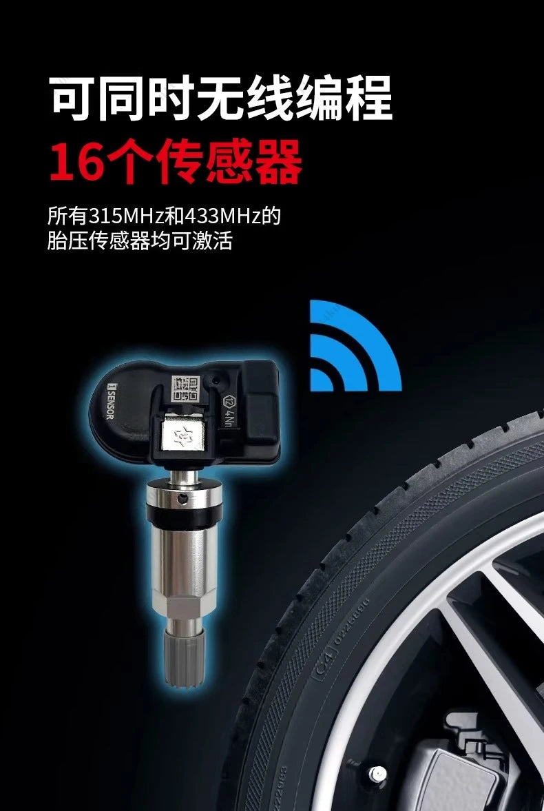 TS508 Tire Pressure Matching Instrument, Universal Car TPMS Sensor Activation Reset & Programming Tool
