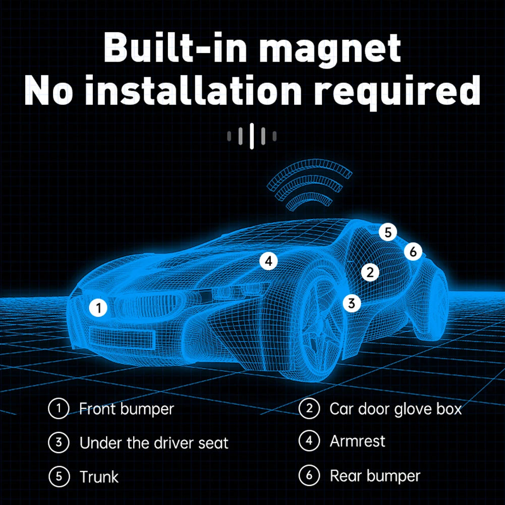 Smart Finder Locator Magnetic Mini Tracking Device GPS Tracker Strong Car Tracking Anti-Lost Smart Key Finder Locator Tracking