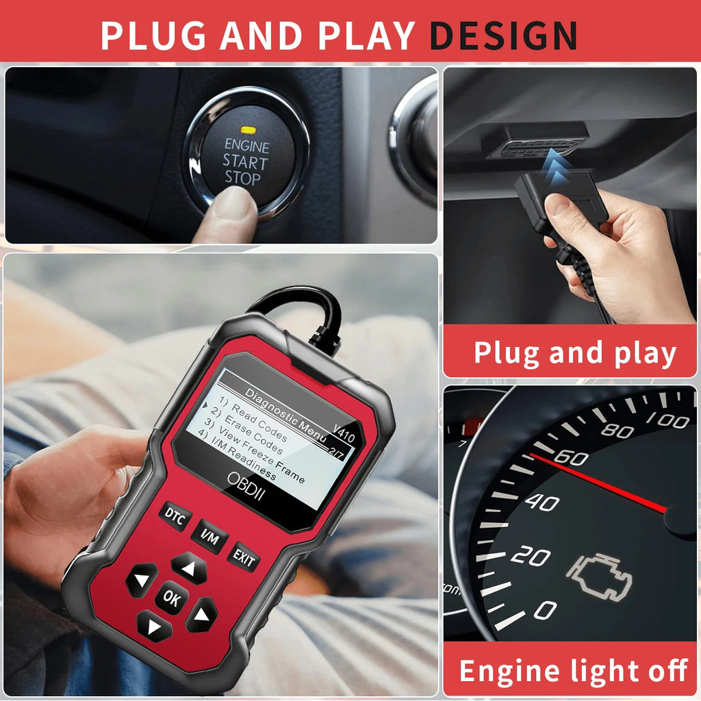 Professional OBD2 Car Diagnostic Scanner & Code Reader.