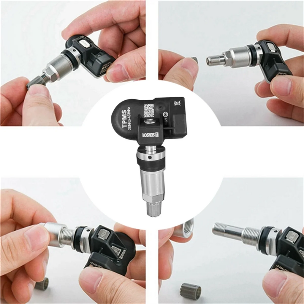 8Pcs Programmable TPMS MX Sensor 315MHZ+433MHz 2-In-1 Tire Pressure Sensor Monitor for Autel Tool TS408 TS508 ITS600 -T42C