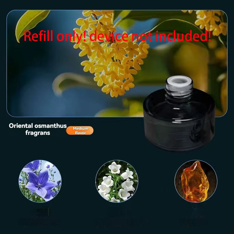 New Smart Car Air Freshener Rechargeable Car Aroma Diffuser Cloud Mist with Sound Pickup Lamp RGB Light for Automotive Interior