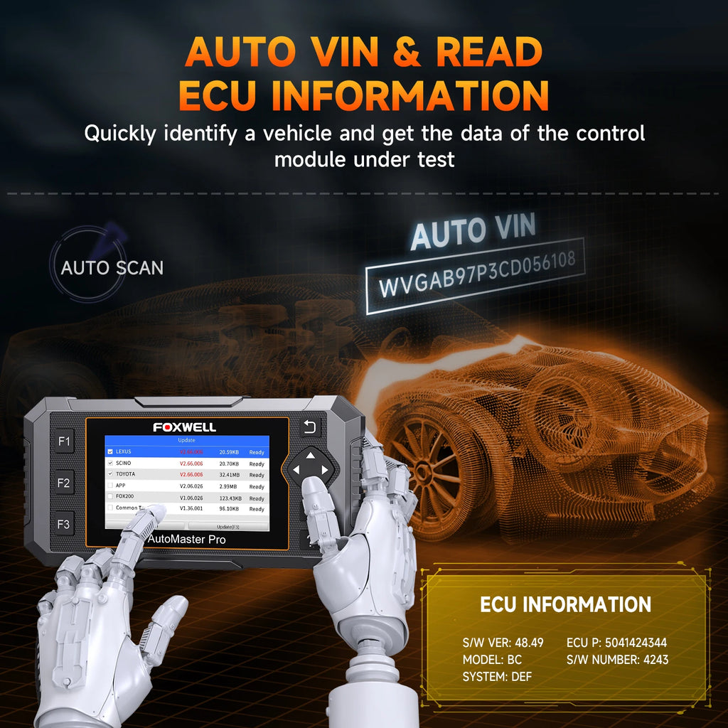 FOXWELL NT650 Pro Multi-System Diagnostic Tool.