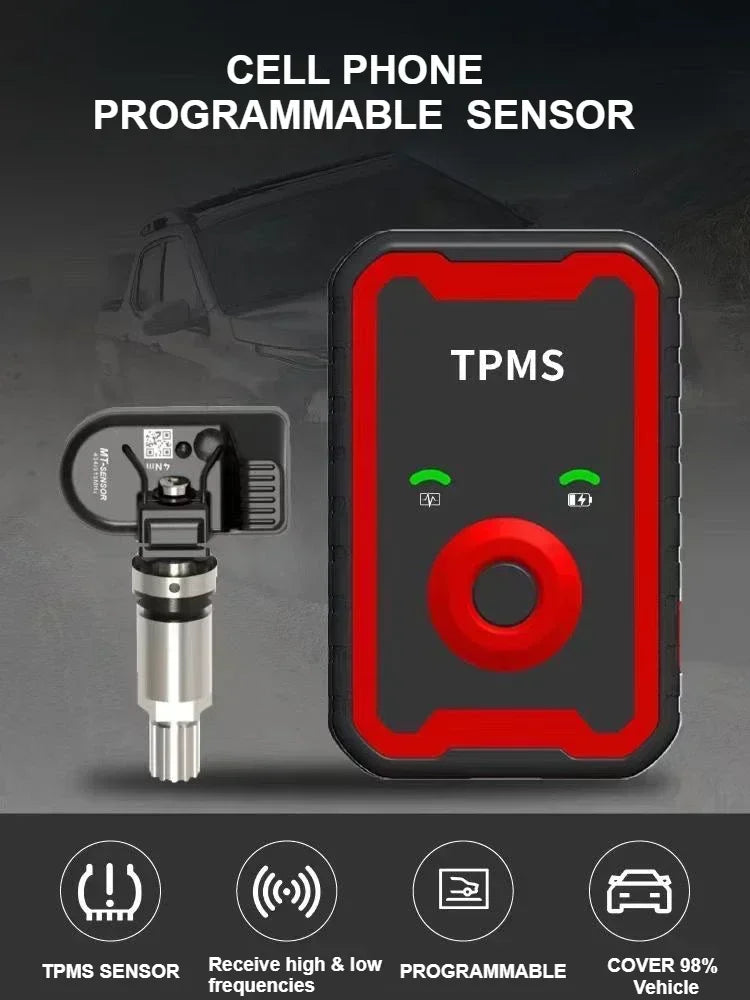 Programmable 2-in-1 TPMS Sensor (433MHz + 315MHz).