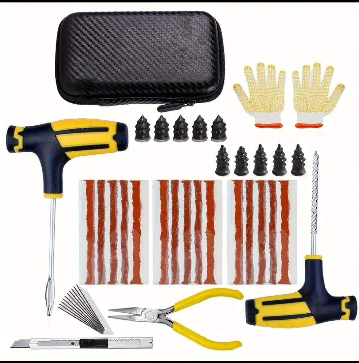 Professional Tire Repair Kit – Quick Emergency Puncture Fix Tool