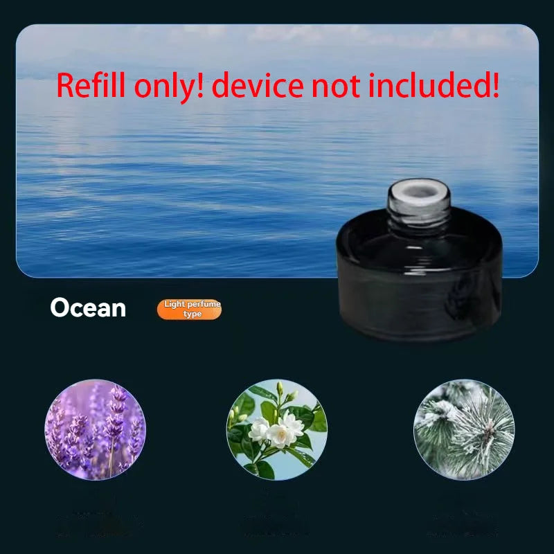 New Smart Car Air Freshener Rechargeable Car Aroma Diffuser Cloud Mist with Sound Pickup Lamp RGB Light for Automotive Interior
