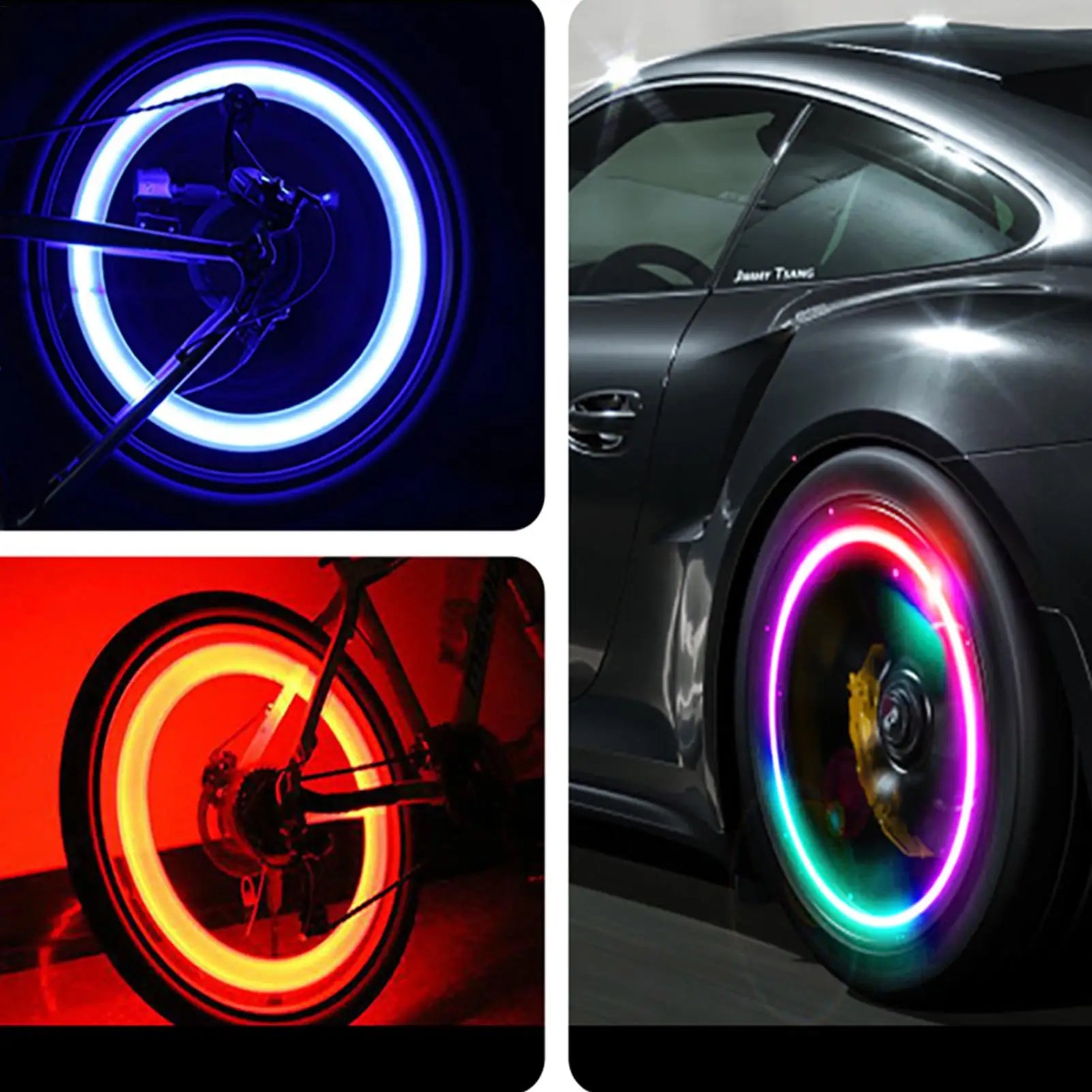 LED Tire valve caps-motion activated wheel lights