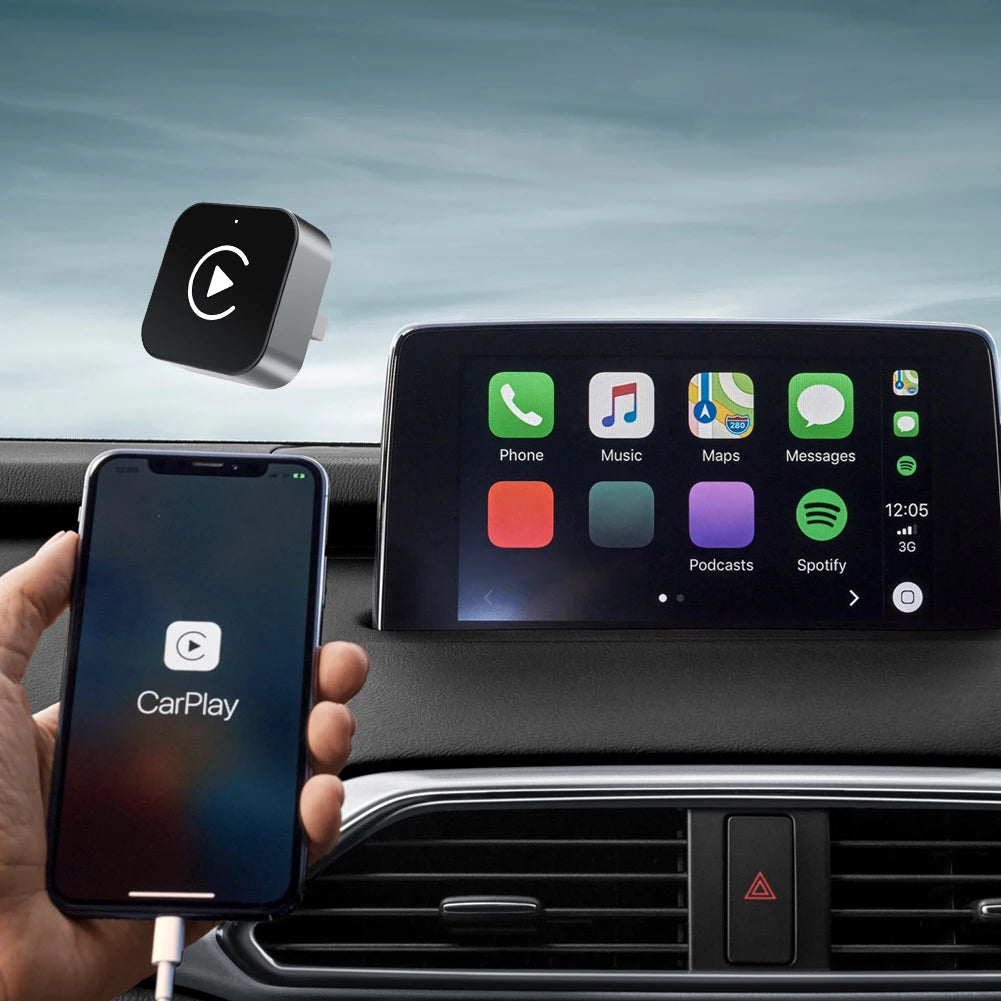 Wireless CarPlay & Android Auto Adapter – Convert Wired to Wireless Instantly