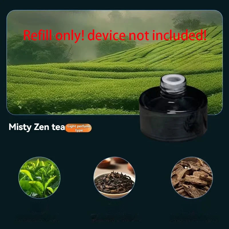 New Smart Car Air Freshener Rechargeable Car Aroma Diffuser Cloud Mist with Sound Pickup Lamp RGB Light for Automotive Interior