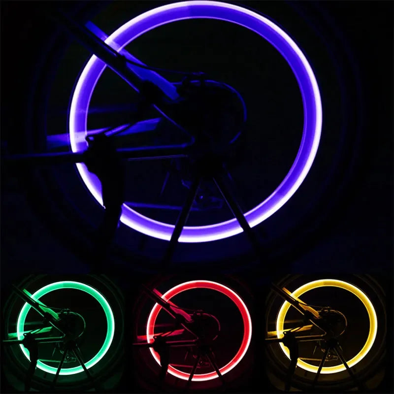 LED Tire Valve Caps – Motion Activated Wheel Lights (Set of2)
