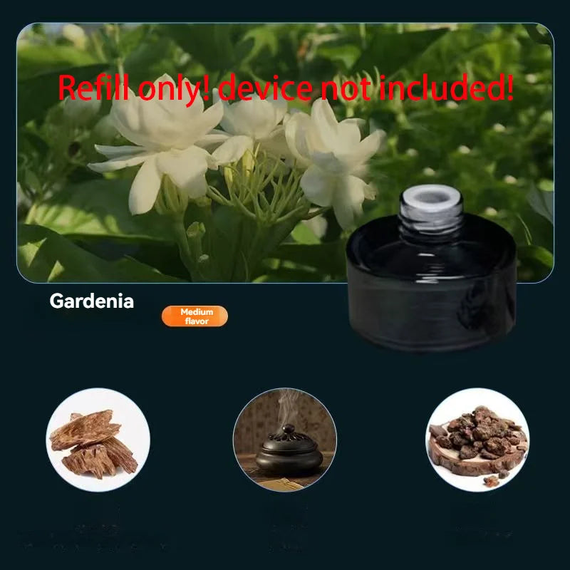 New Smart Car Air Freshener Rechargeable Car Aroma Diffuser Cloud Mist with Sound Pickup Lamp RGB Light for Automotive Interior