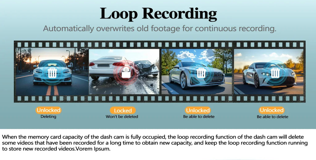 Dash Cam 4K WiFi GPS Dash Camera for Cars Mini Front Car DVR 24H Parking Mode G-Sensor Car Driving Video Recorder Loop Recording